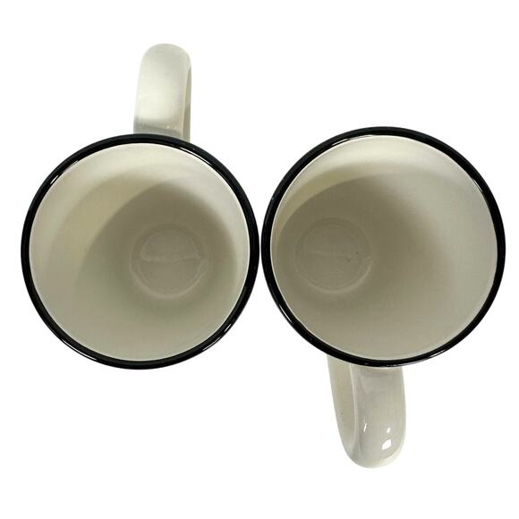 Sakura Provence Design by Apple French Village 4.5" Coffee Mugs-Set of 2 - Picture 4 of 7